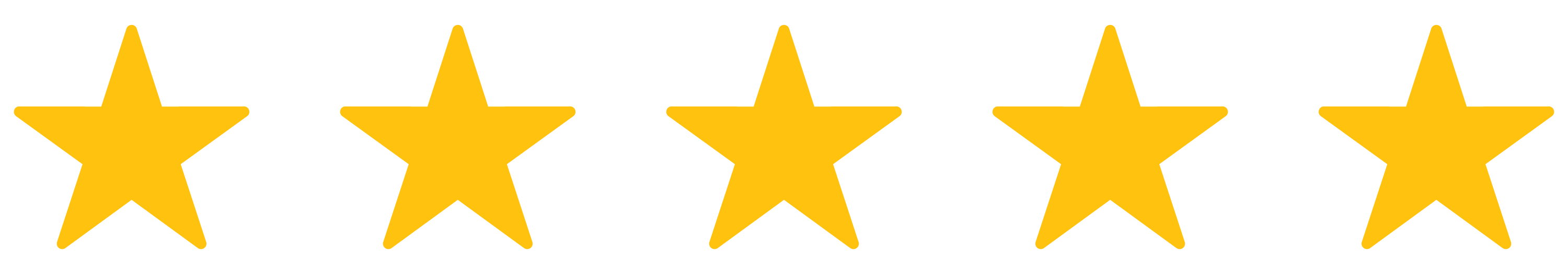 Yellow Rating Stars